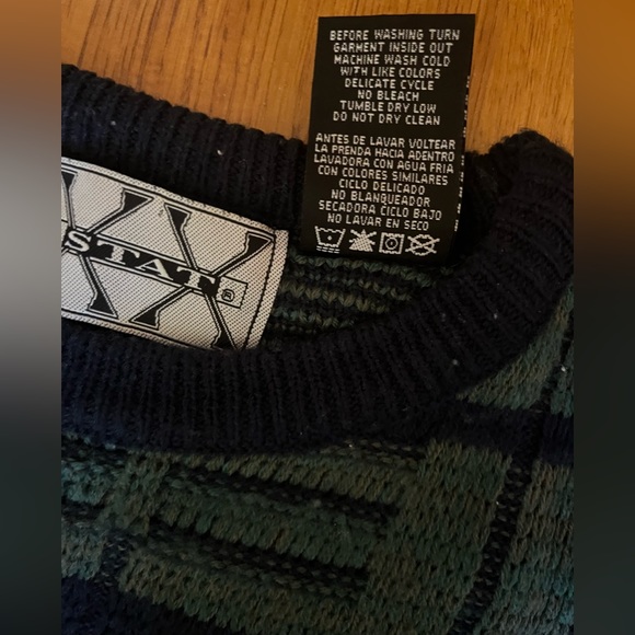 Sweater Vintage XX Stat 1990’s Sweater Pullover Men’s XL - Picture 5 of 6
